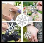 18-in-1 Steel, Multi-Tool Keychain, Screwdriver , Camping & Hiking Gym & Fitness TOOL KIT