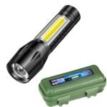 4000LM Waterproof Mini Flashlight Built in Battery USB Charging