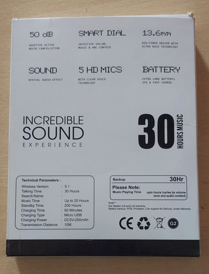 Jazz Series NeckBand Pro - in-Ear Neckband: 220 Mah Battery. - Image 3