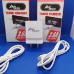A Tech - 3.6 Amps - Charger with In-Built Mobile Stand