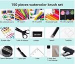 150-Piece Art Supplies Set for Kids | Crayons, Watercolor Markers - Image 5