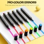 Dual Tip Art Markers for Kids & Adult Coloring Sketching Calligraphy Drawing Markers Non Toxic Twin Head Permanent Colouring Marker for Artists Paint Markers Pen with Carry Case (48PCS) - Image 5