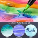 Dual Tip Art Markers for Kids & Adult Coloring Sketching Calligraphy Drawing Markers Non Toxic Twin Head Permanent Colouring Marker for Artists Paint Markers Pen with Carry Case (48PCS) - Image 7