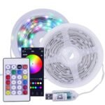 Smart Fairy String Lights - 10 Meter 100 Led Fairy Lights with Music Mode Remote App Control RGB Color Changing Indoor,Outdoor,Decorative,For All Festivals (10 Meter), White - Image 4