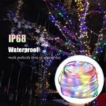 Smart Fairy String Lights - 10 Meter 100 Led Fairy Lights with Music Mode Remote App Control RGB Color Changing Indoor,Outdoor,Decorative,For All Festivals (10 Meter), White - Image 9