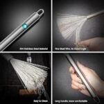 Stainless Steel Pan Cleaning Brush | Kitchen Brush | Pan Scrubber | Wok Brush | Pot Scrubber | Dishes Scrub Brush | Steel Scrubbers for Cleaning Dishes | Steel Wool Scrubber with Handle | Steel Scrubber | Steel Scrubber Brush - Image 6