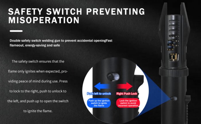 Torch Lighter, Bright Fire Lighter with Safety Lock and Adjustable Flame, Refillable Butane Gas Windproof Jet Flame Cool Lighters for Candles Campfires BBQ Baking, Camping, Gift. - Image 6