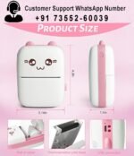 Mini Thermal Printer| Inkless Bluetooth Pocket Printer for Prints Picture List Memo Receipt Tags Barcode Labels Compatible with iOS, Android - Image 7