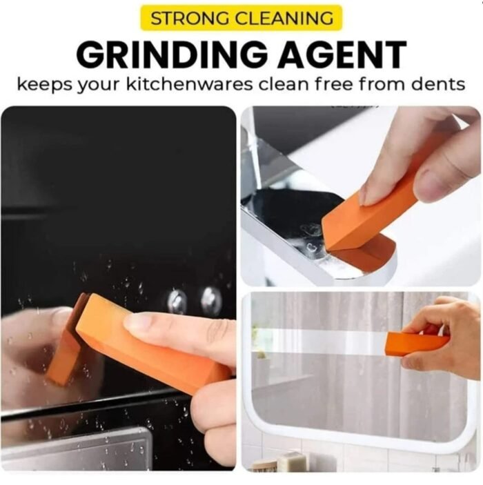 KitchEase All Purpose Cleaner Rust Remover Limescale Eraser | Stain Eraser - 1 Pc, Orange  (80 g) - Image 1