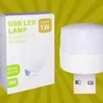 USB LED Mini Bulb 1 W (Pack of 6) Eye Protection Portable Lamp for Reading, Working on PC, Laptop, Power Bank, Bedroom