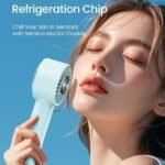 Ice-Cool Portable Mini Fan with Semiconductor Cooling Tech