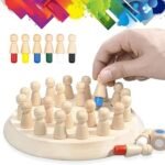 Wooden Memory Chess Board Game