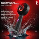 Premium Electric Scalp Massager Comb - 3 In 1 Hair Oil Applicator - Image 4