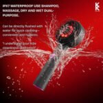Premium Electric Scalp Massager Comb - 3 In 1 Hair Oil Applicator - Image 9