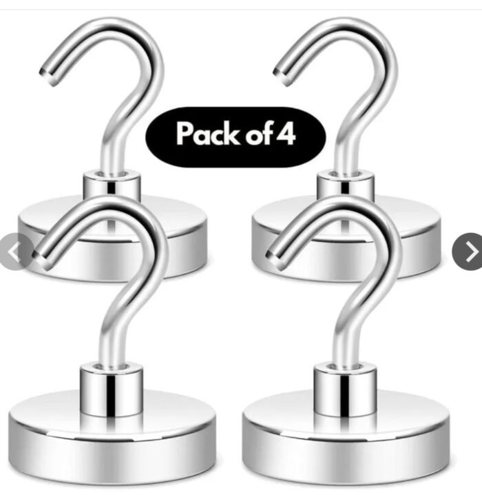 Magnetic Hooks - Heavy Duty - Pack of 4 - Image 2