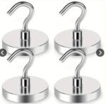 Magnetic Hooks - Heavy Duty - Pack of 4