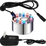 12-LED Mist Maker Fogger Water Fountain Pond Atomizer Air Humidifier