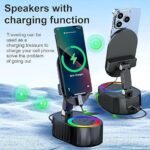 Wireless Induction Audio Bluetooth Speaker 5in1 Phone Holder - Image 6