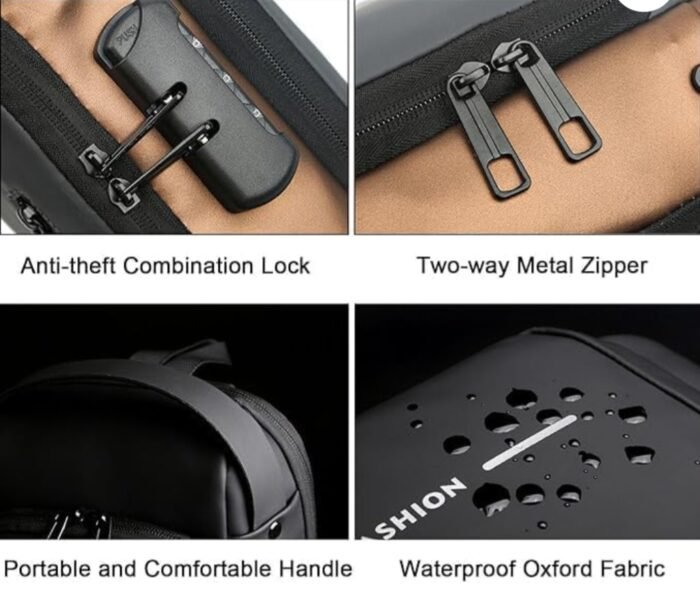 Crossbody Sling Bag Fashion Chest Bag Shoulder Bag Messenger Bags For Men Women - Image 5