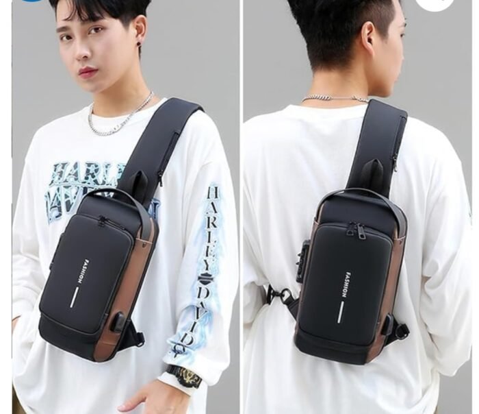 Crossbody Sling Bag Fashion Chest Bag Shoulder Bag Messenger Bags For Men Women - Image 6