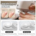Rechargeable Dual Purpose Electric Nail Clipper & Grinder for Trimming & Shaping - Image 4