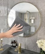 Microfiber Cleaning Cloth - Size 11.5" x 11.5", (Reusable) - Pack of 5 - Image 3