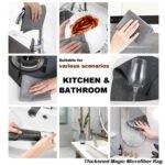 Microfiber Cleaning Cloth - Size 11.5" x 11.5", (Reusable) - Pack of 5 - Image 9