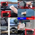 Car Glass Oil Film Removal Wipes, Oil Film Cleaning Wipes ( 10 pcs in 1 pack) Solid Handheld Vehicle Glass Cleaner  (250 g) - Image 3