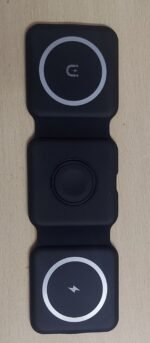 3 in 1 Magnetic Foldable Wireless Charger for iPhone 16 to 12 Series | Compatible with AirPods | Compatible with only Apple Watch Series | Wireless Charger