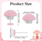 Bed Sheet Clips Mushroom Duvet Cover Pins Holding Clips Non-Slip Cover Fixator Comforter Quilt Anti-Movement Bed Quilt Clamps with One-Key Unlock for Blanket (Mix Pack of 12) - Image 2