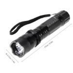 Metal Alloy Body - LED Portable Rechargeable Flashlight Torch for Emergency use, 2 in 1 Hand held Torch Light Outdoor,Indoor-Super Bright Long Distance Beam Range - Image 2