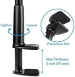 Portable Lazy Stand Mobile Holder with Goosneck Long Arm Clip | Flexible | Foldable | 360 Degree Compatible for Universal Places As Office |Home |Kitchen | Bedroom (Screw Lazy) - Image 5