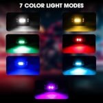 Airplane Light (7 Colors) Waterproof Universal Warning Signal Blinker Led Strobe Rechargeable Safety Light for Bike Motorcycles Cars Bicycle Drones Helmet - Image 7