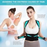 Back Brace Posture Corrector for Women and Men | Back Straight And Shoulder Support Belt | Full Adjustable Shoulder Straightener for Improving Back Posture, Relief for Upper and Lower Back, Lumbar, Neck, Shoulder Pain (Free Size) - Image 3