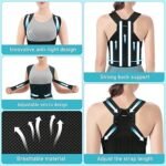 Back Brace Posture Corrector for Women and Men | Back Straight And Shoulder Support Belt | Full Adjustable Shoulder Straightener for Improving Back Posture, Relief for Upper and Lower Back, Lumbar, Neck, Shoulder Pain (Free Size) - Image 4