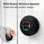 Waterproof Shower Suction Speaker | Mini Bluetooth Shower with Led Light | Portable Ipx4 Waterproof Shower Wireless Speaker with Suction Cup | RGB Pocket Speaker - Image 4