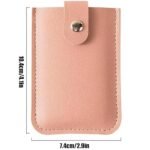 1 PCS Slim Leather Pull Out Credit Card Holder Wallet, Multiple Card Slots, for Men and Women, Hidden Small Card Wallet for Men - Image 4