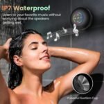 Waterproof Shower Suction Speaker | Mini Bluetooth Shower with Led Light | Portable Ipx4 Waterproof Shower Wireless Speaker with Suction Cup | RGB Pocket Speaker - Image 10
