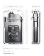 Polycarbonate Electric Lighter Usb C Rechargeable, Windproof Flameless Lighter - Image 4