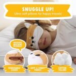 Pillow with Eye Mask for Kids, Teenagers, Travel Accessories for Airplane,Neck Pillow,Travel Pillow with Eye Mask for Sleeping, Multicolor & Design - Image 5