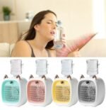 Little Fox Design Spray Fan: 250ml Mist Cooler, 3-Speed USB Rechargeable, Portable AC for Room, Office, Personal Cooling - Image 9