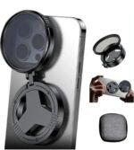 Magnetic CPL & Star Filter Lens, 52mm Phone Lens Filter Adapter Mount, Universal Double-Sided Retractable Polarizer Filters Ring, HD Photography Lens Filter, Reduce Reflections Enhances