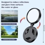 Magnetic CPL & Star Filter Lens, 52mm Phone Lens Filter Adapter Mount, Universal Double-Sided Retractable Polarizer Filters Ring, HD Photography Lens Filter, Reduce Reflections Enhances - Image 5