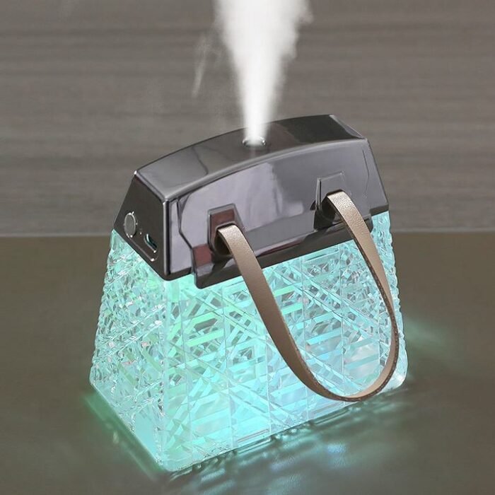 Desktop USB Small Crystal Bag Humidifier Aromatherapy Ambience Light - Image 3