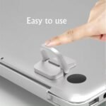 2PCS Invisible Metal Laptop Stand for Desk | Portable Mini Laptop Keyboard Riser | Compatible with MacBook, Dell, HP, Lenovo, Asus, Acer & More | Includes Extra Glue & Anti-Slip Pads - Image 4