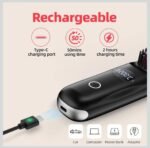 Cordless Hair Straightener Brush-Porta Eco Portable Straightening Brush For Travel,Mini Hot Ionic Straightener Comb For Women,Ceramic Coating,Lightweight For Touch-Ups,Usb Rechargeable - Image 6