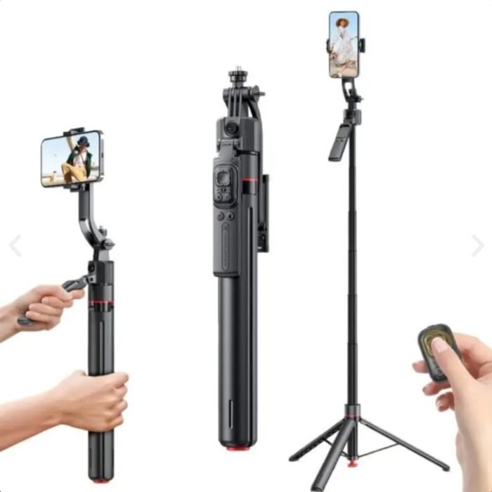 TT07 Tracking Gimbal Selfie Stick with 1.8 m Extension, Auto Face Tracking & 360° Rotation - Image 2