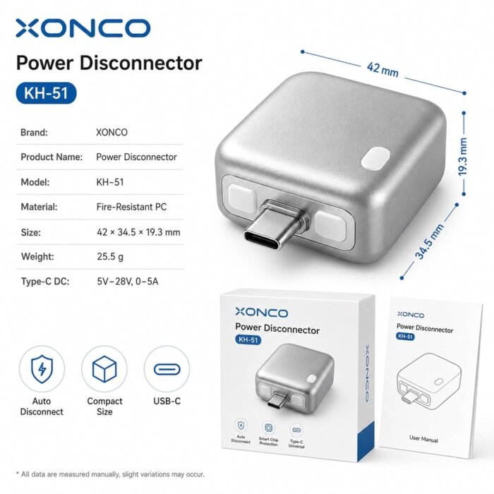 USB-C Smart Auto Eject Charging Adapter with LED Indicator, Intelligent Power Control, Automatic Power Cut & Overcharge Protection for Phones, Tablets and USB-C Laptops - Image 9