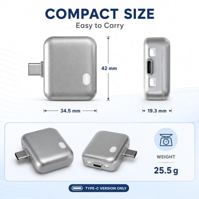 USB-C Smart Auto Eject Charging Adapter with LED Indicator, Intelligent Power Control, Automatic Power Cut & Overcharge Protection for Phones, Tablets and USB-C Laptops - Image 6
