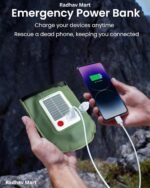 Inflatable Solar Tubelight | Solar Lantern Light | USB Rechargeable Light | 4 Lighting Modes | IP66 Waterproof | Portable and Lightweight Tent Light | Power Bank | Portable, Foldable Camping Light - Image 5